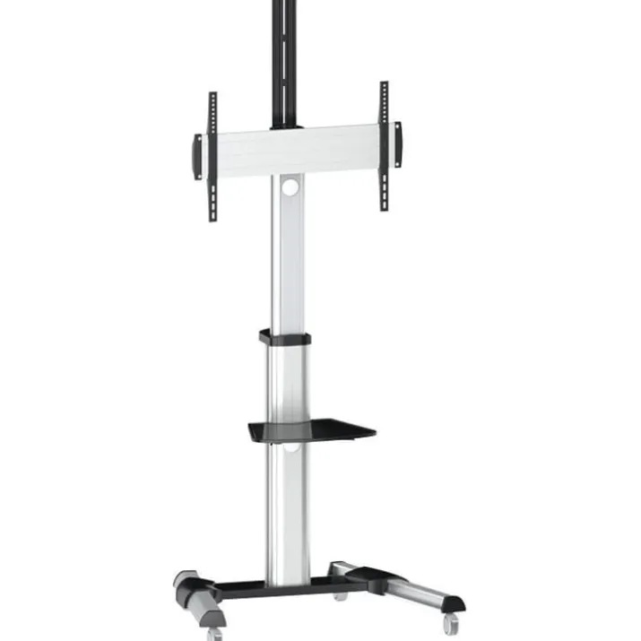 Gulvstander fjernsyn med hjul & tiltning, 37-70"/50kg