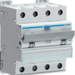 Hager ADA460C HPFI kombiafbryder C, 4P, 10A