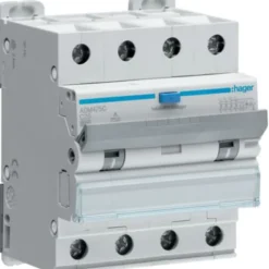 Hager ADA475C HPFI kombiafbryder C, 4P, 25A