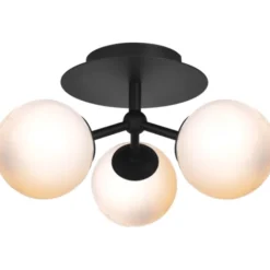Halo Design Atom Trio loftlampe, opal