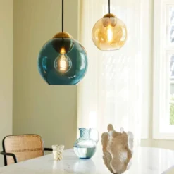 Halo Design Bubbles pendellampa, bärnstensfärgad, Ø24 cm