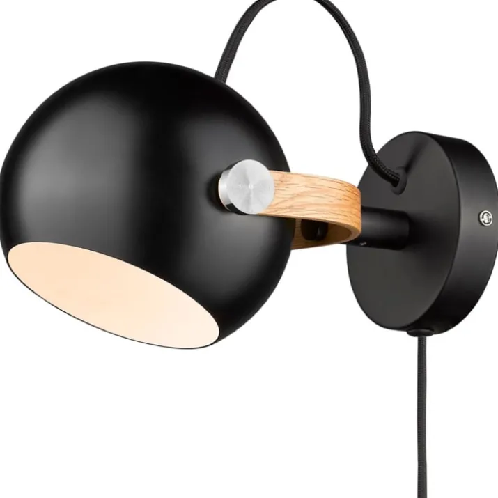 Halo Design D.C vägglampa, svart