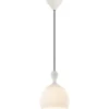 Halo Design Dueodde pendel, opal/glas, Ø18 cm