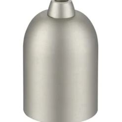 Halo Design E27 metal fatning, børstet stål