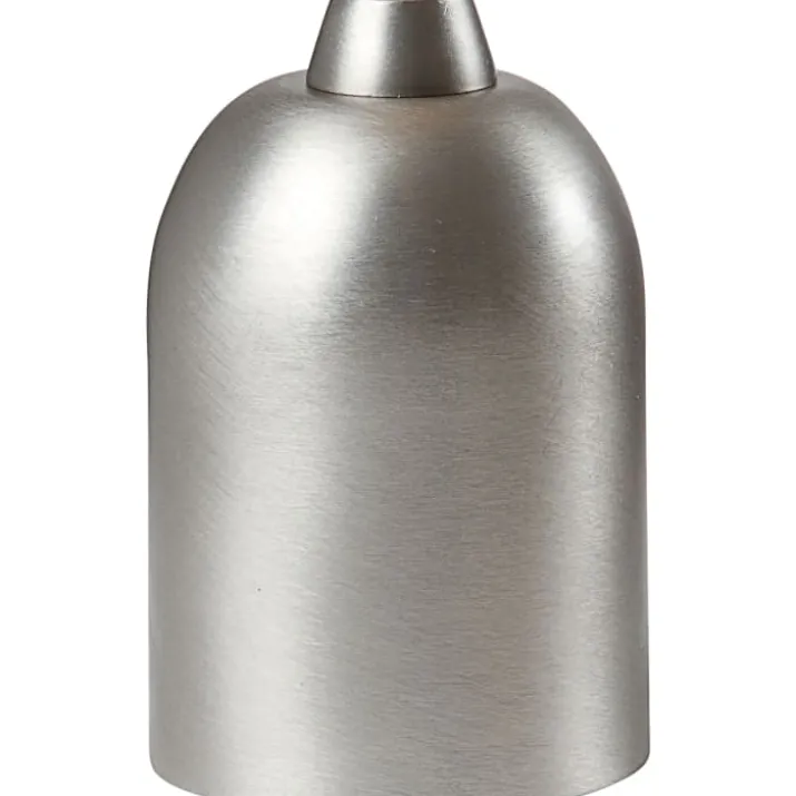 Halo Design E27 metal fatning, børstet stål