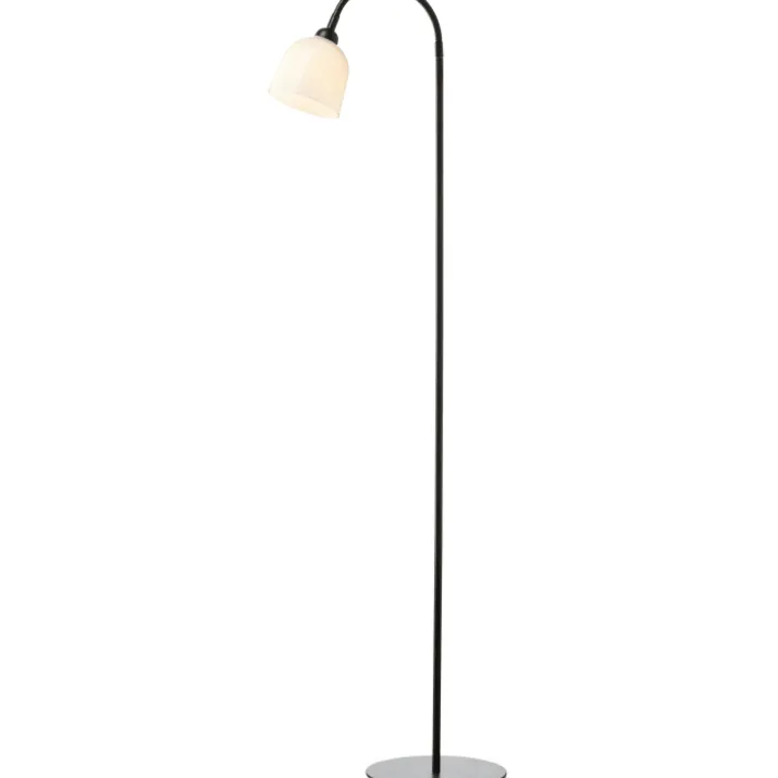 Halo Design Glow gulvlampe, opal/sort, 1-arm