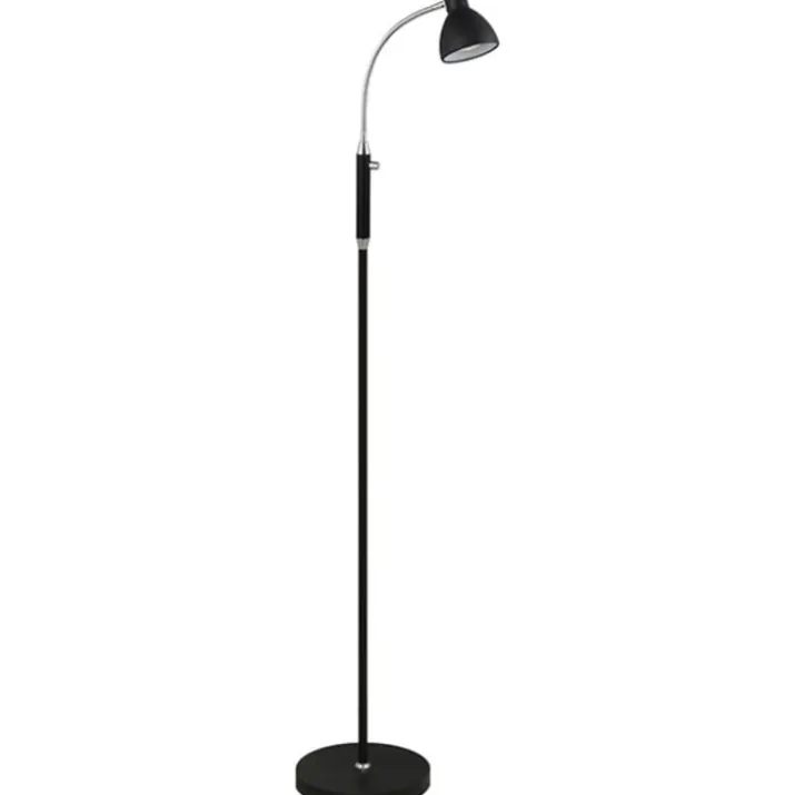 Halo Design Hudson gulvlampe, 1-armet, sort