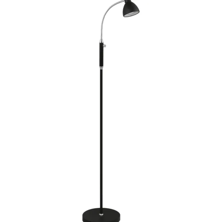 Halo Design Hudson gulvlampe, 1-armet, sort