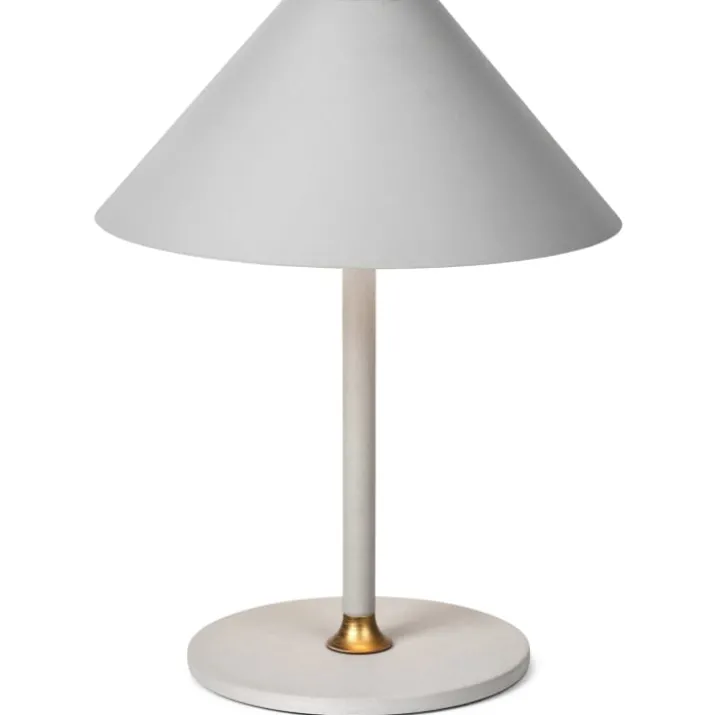Halo Design Hygge genopladelig bordlampe, H25 cm, lysegrå