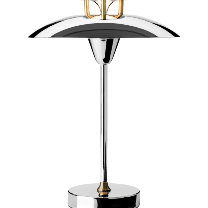Halo Design Mini Stepp 1-2-3 genopladelig bordlampe, krom