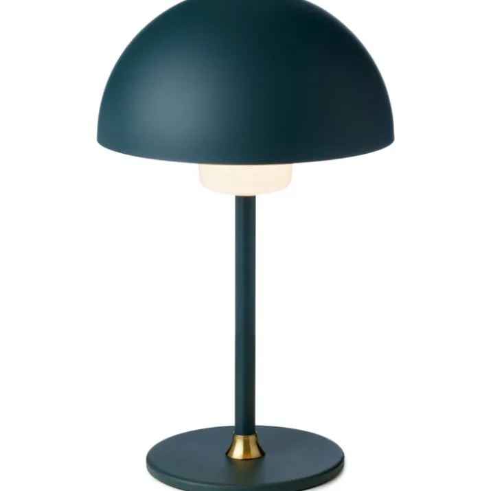 Halo Design Moon Portable genopladelig bordlampe, grøn
