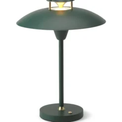 Halo Design Stepp 1-2-3 genopladelig bordlampe, grøn
