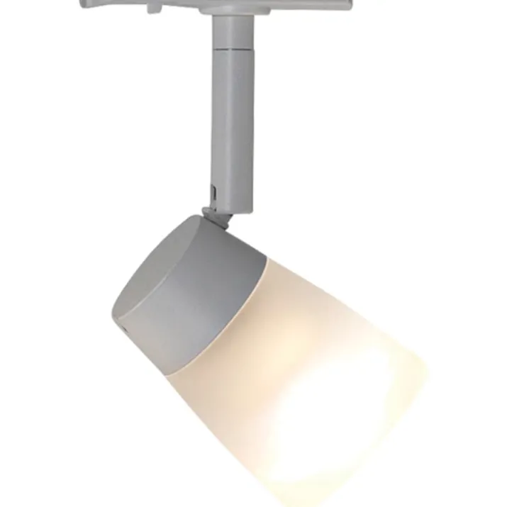 Halo Design Track Glass 1F skinnespot, hvid