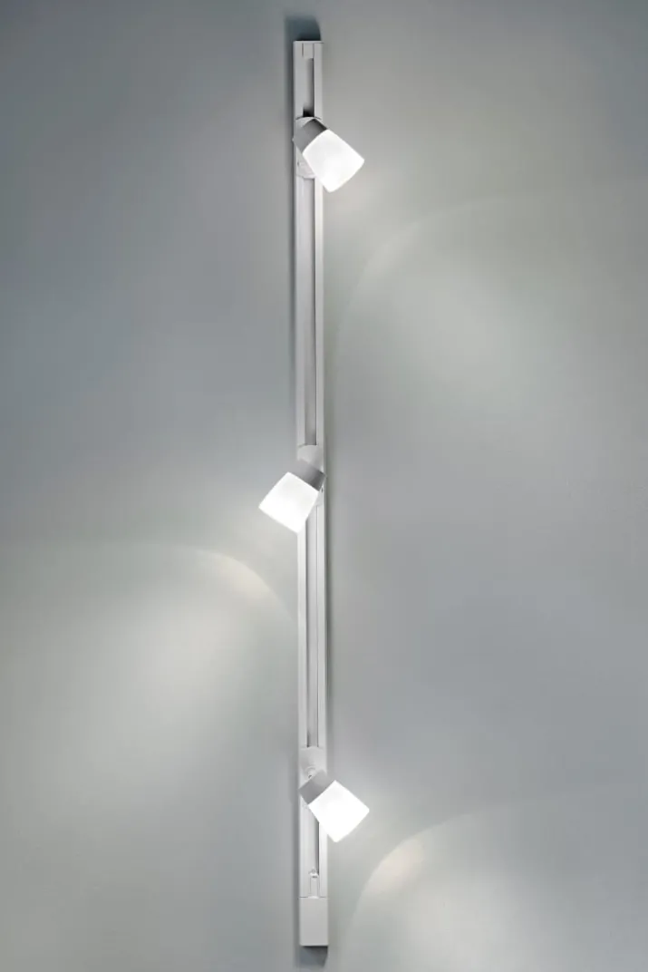 Halo Design Track Glass 1F skinnespot, hvid