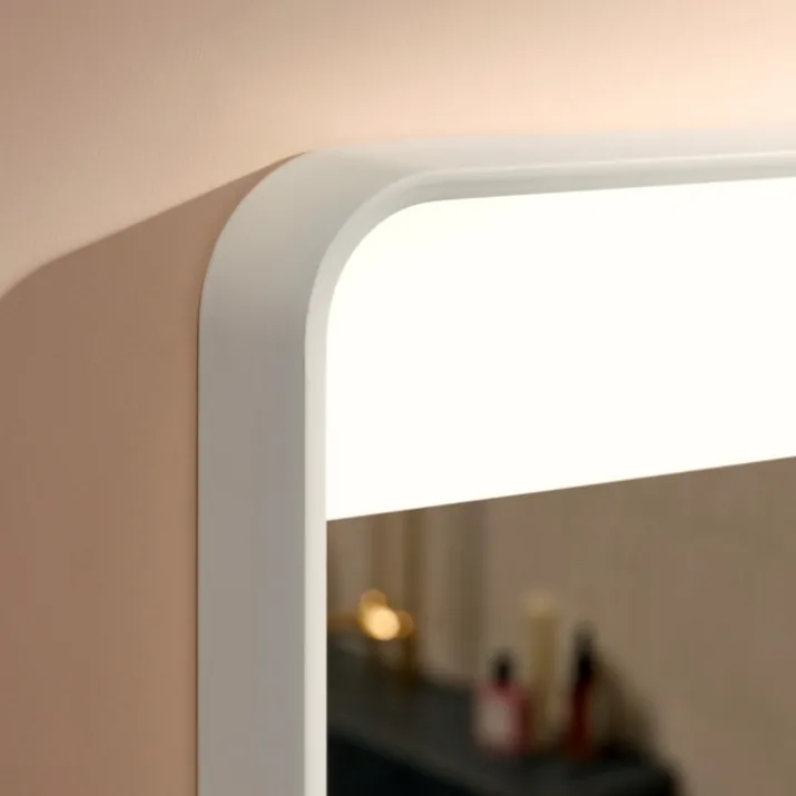 Hansgrohe Xarita Lite Q spejl med lys, 120x70 cm, hvid