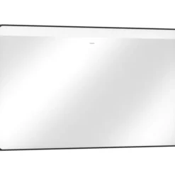 Hansgrohe Xarita Lite Q spejl med lys, 120x70 cm, sort