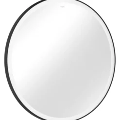 Hansgrohe Xarita Lite S spejl med lys, Ø90 cm, sort