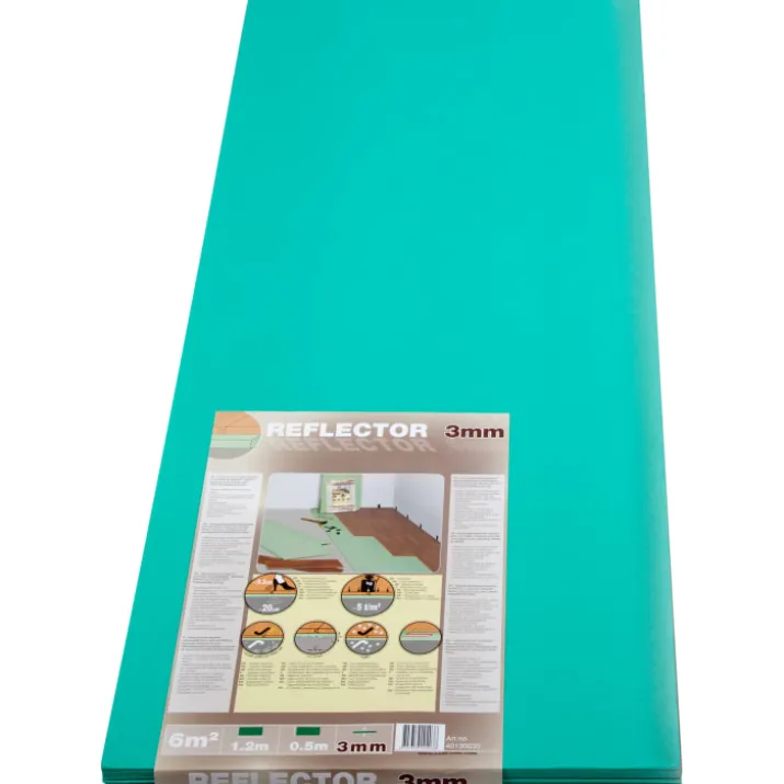 Heatcom Reflektor isoleringsplade 0,3x50x120, 6 m²