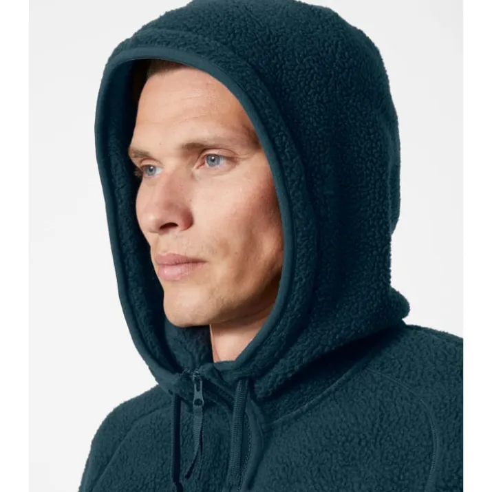 Helly Hansen Heritage fiberpelsjakke med hætte, marineblå, str. 2XL