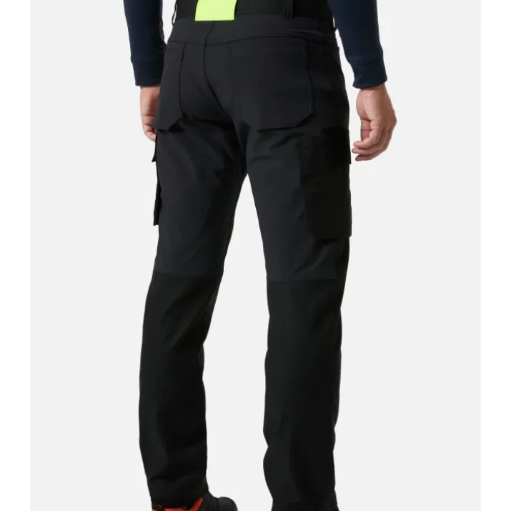 Helly Hansen Oxford servicebukser med 4-vejs stretch, mørkegrå/sort, str. C50