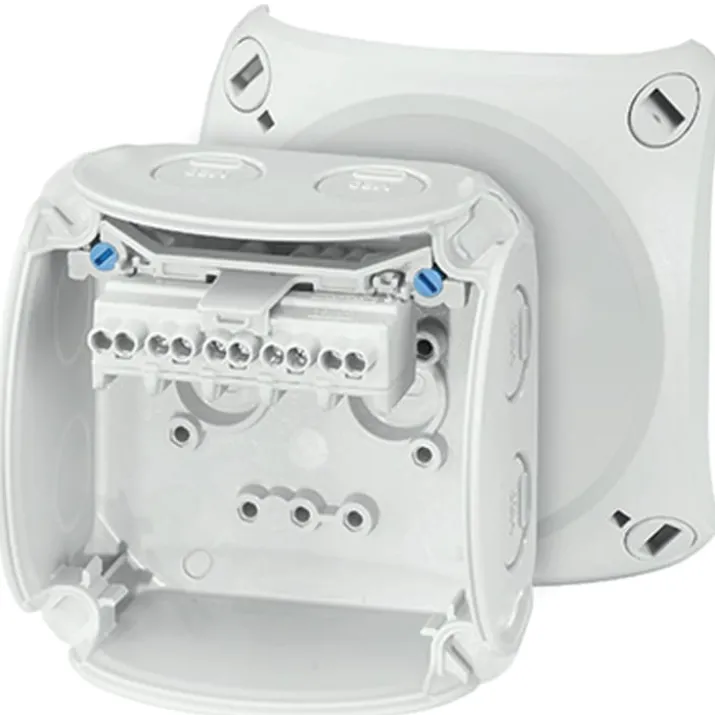 Hensel KF0202G forgreningsdåse, 93x93 mm, grå