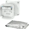 Hensel WP0202G forgreningsdåse, 93x93 mm, grå