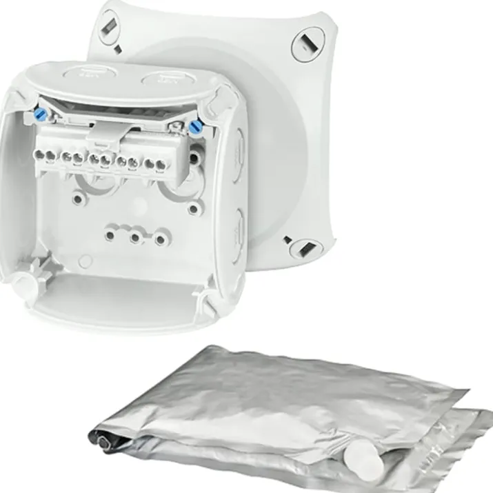 Hensel WP0202G forgreningsdåse, 93x93 mm, grå