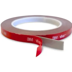 Hilux dobbeltklæbende tape, 5 meter, 10 mm