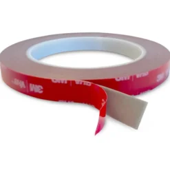 Hilux dobbeltklæbende tape, 5 meter, 12 mm