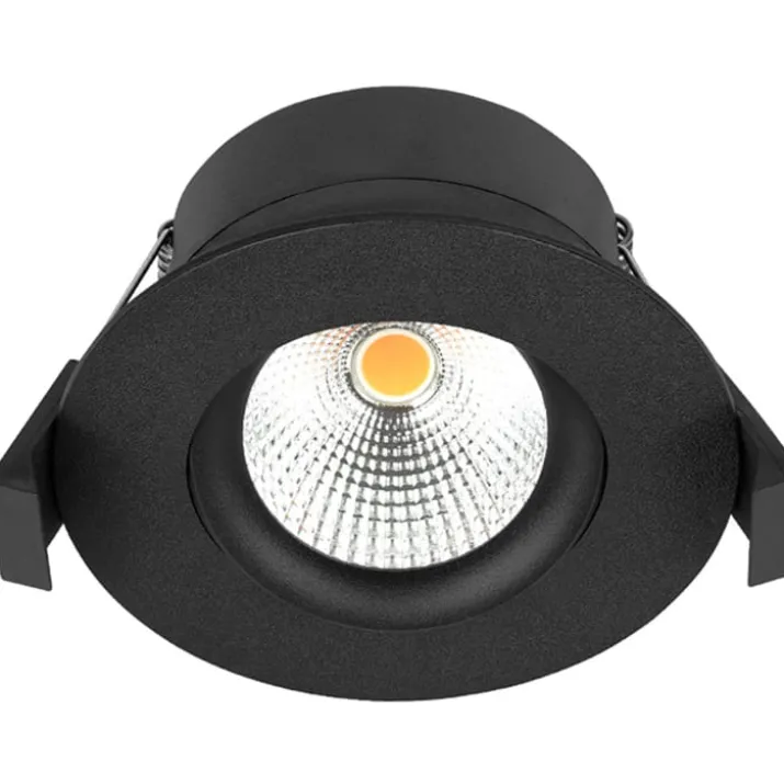 Hilux D3 Tilt360 indbygningsspot, 6W, 2700K, sort