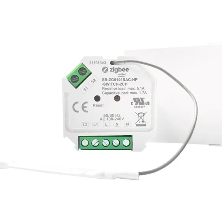 HiluX Mini ZigBee dobbeltafbryder, 2 x 390W