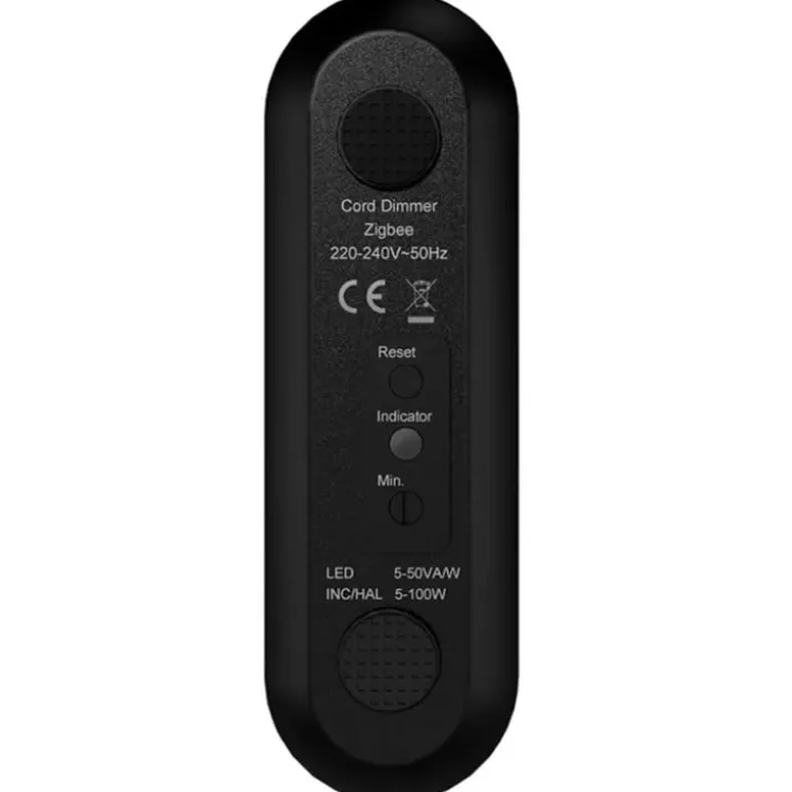 Hilux Zigbee lysdæmper til ledning, sort