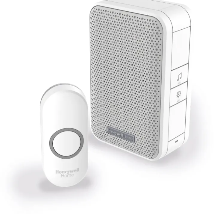 Honeywell Home dørklokke, trådløs, 150 m, hvid