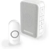 Honeywell Home dørklokke, trådløs, 150 m, lys, hvid