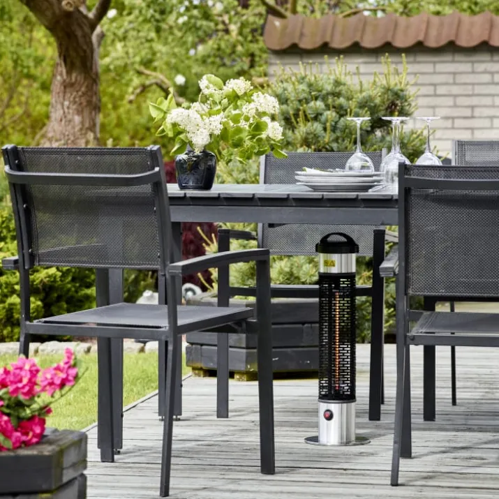 Hortus terrassevarmer under bord, 1200W, sølv
