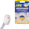 HPX klar dobbeltklæbende tape, 19mm x 2 m