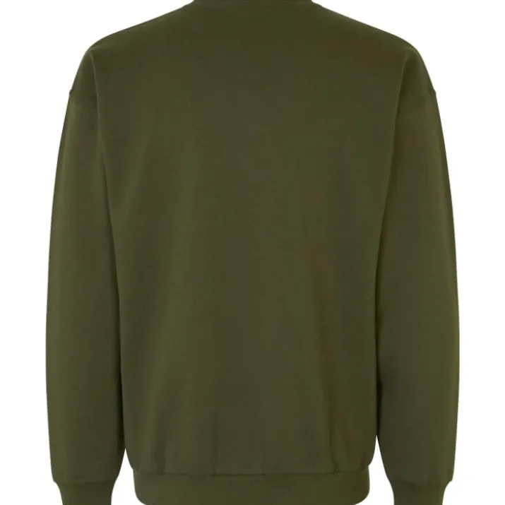 ID Game sweatshirt, olivengrøn, str. 4XL