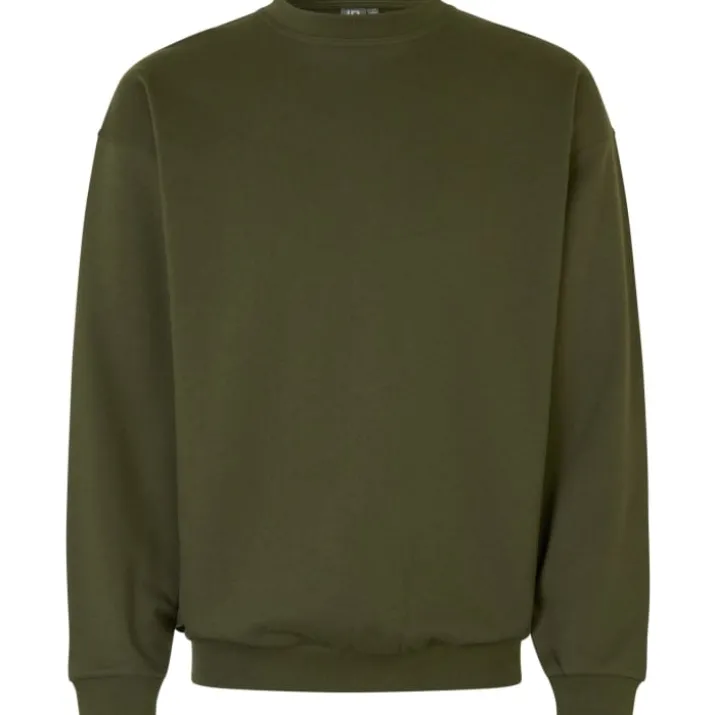 ID Game sweatshirt, olivengrøn, str. 4XL