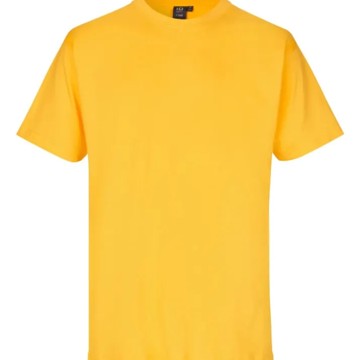 ID T-Time t-shirt, gul, str. 2XL