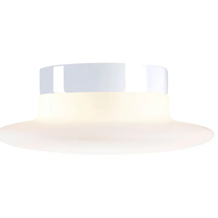 Ifö Aton Cairo loftlampe, Ø34 cm, hvid