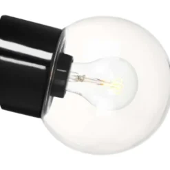 Ifö Classic Globe væglampe, Ø15 cm, sort