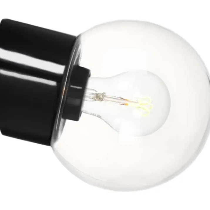 Ifö Classic Globe væglampe, Ø15 cm, sort