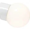 Ifö Electric Classic Glob væglampe, Ø15 cm, hvid