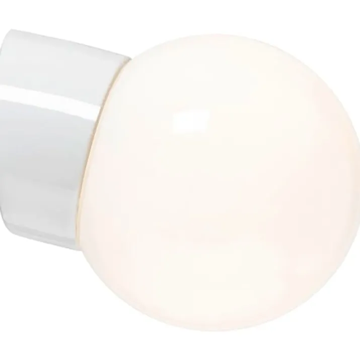 Ifö Electric Classic Glob væglampe, Ø15 cm, hvid