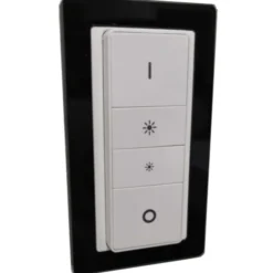 Indsats til Philips Hue dimmer med LK pure design ramme, sort