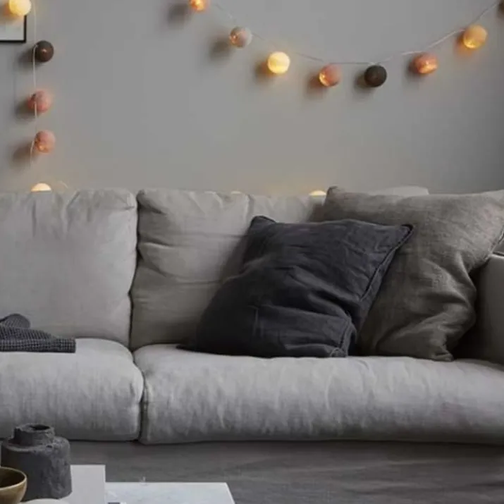 Iris Lights Blush lyskæde, 20 kugler