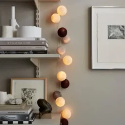 Iris Lights Blush lyskæde, 35 kugler
