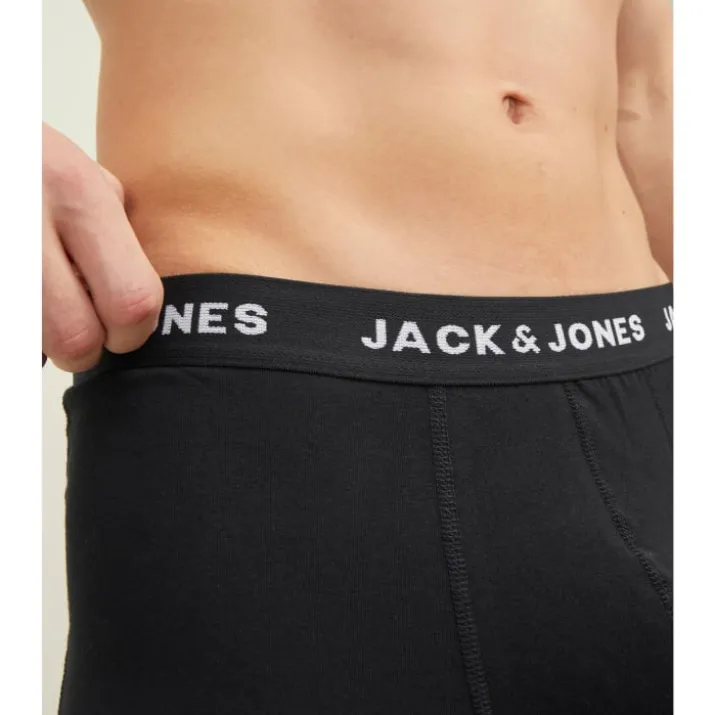 Jack & Jones Solid boxershorts 10-pak, sort, str. 2XL