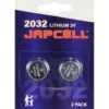Japcell CR2032 batterier, 2 stk.