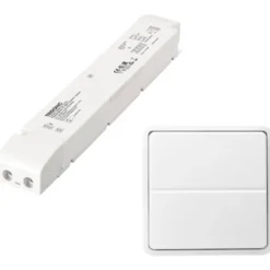 Jumitech Trådløs LED driver 150W/24V & parret 2-tryk